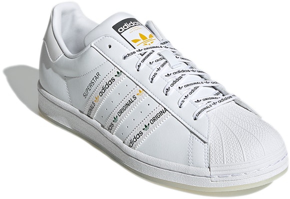 adidas Superstar 'Logo Stripes - White Bright Green' GX2990 Lookbook adidas Superstar 'Logo Stripes - White Bright Green' GX2990