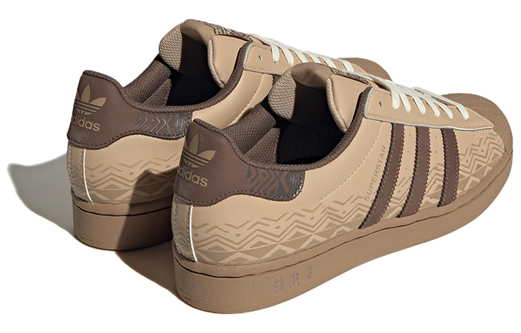 Shop adidas Superstar 'Magic Beige Tribal' - Beige Magik Suku Kaum IF0505