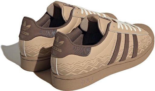 adidas Superstar 'Beige Ajaib Tribal' IF0505 Shop adidas Superstar 'Beige Ajaib Tribal' IF0505