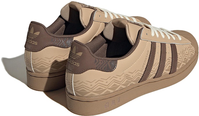 adidas Superstar 'Magic Beige Tribal' - Beige Magik Suku Kaum IF0505 Shop adidas Superstar 'Magic Beige Tribal' - Beige Magik Suku Kaum IF0505