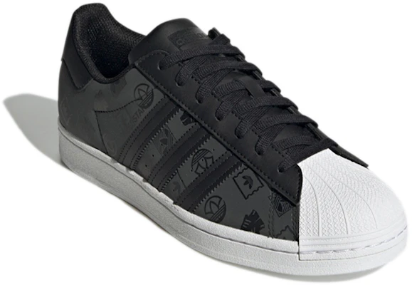 adidas Superstar 'Logo Monograma - Negro' GX8412 Lookbook adidas Superstar 'Logo Monograma - Negro' GX8412