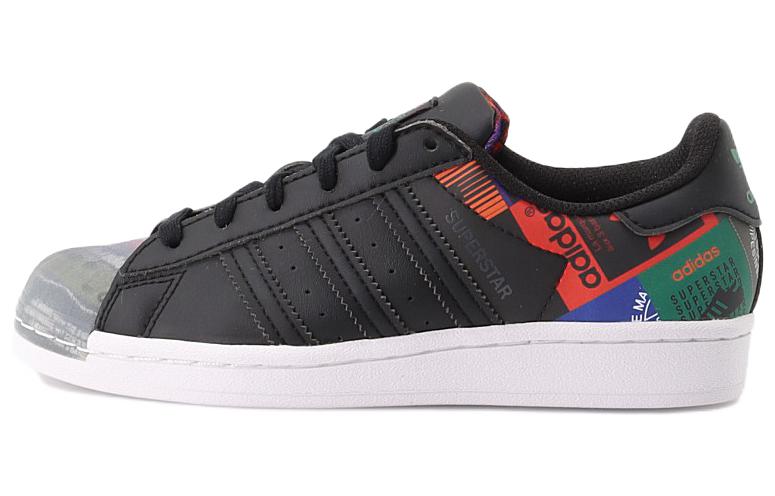 Buy adidas Superstar 'Multi Logo Patches - Black' GX2716