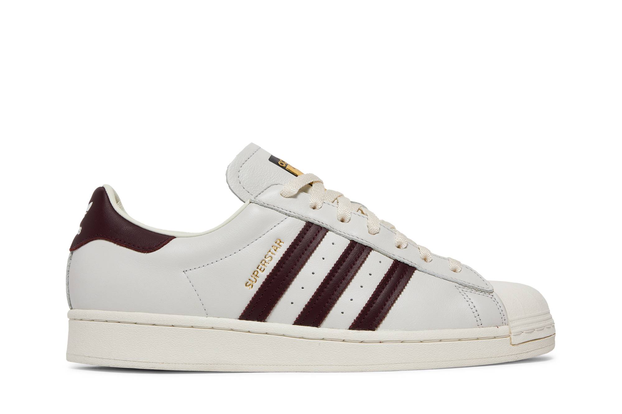 adidas Superstar 'Off White Maroon' H68187