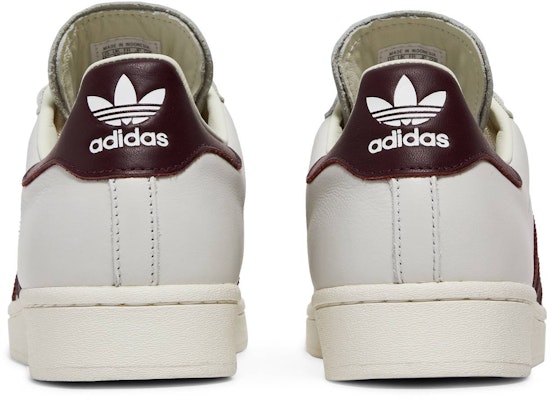adidas Superstar 'Putih Susu Marun' H68187 Details for adidas Superstar 'Putih Susu Marun' H68187