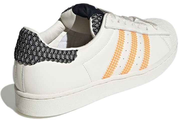 Shop adidas Superstar 'Off White Orange Rush' Terbaru GZ4376