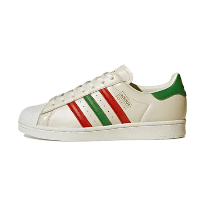 adidas Superstar 'Off White Scarlet Green'