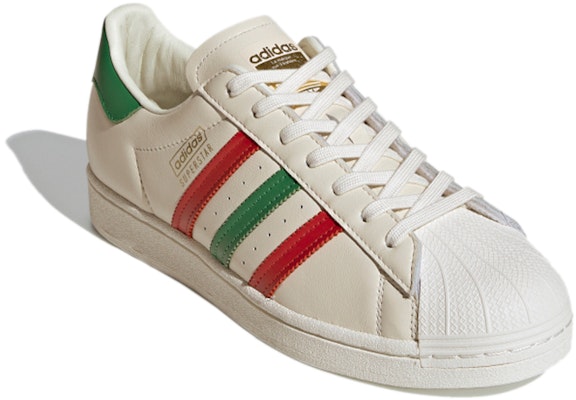 아디다스 슈퍼스타 '오프 화이트 스칼렛 그린' FZ5435 Lookbook 아디다스 슈퍼스타 '오프 화이트 스칼렛 그린' FZ5435