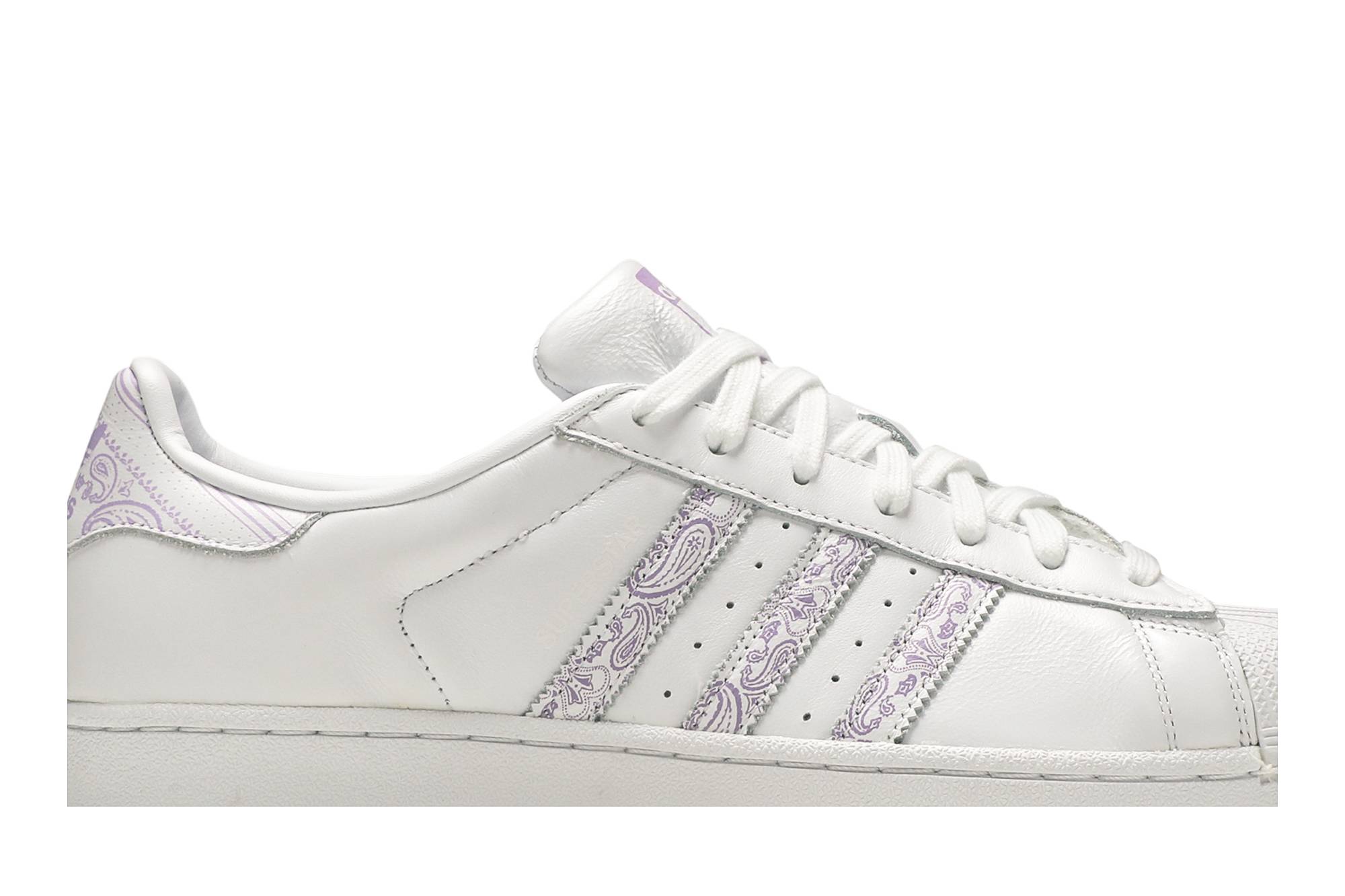 adidas Superstar 'Paisley - White Purple Glow' 圖 2