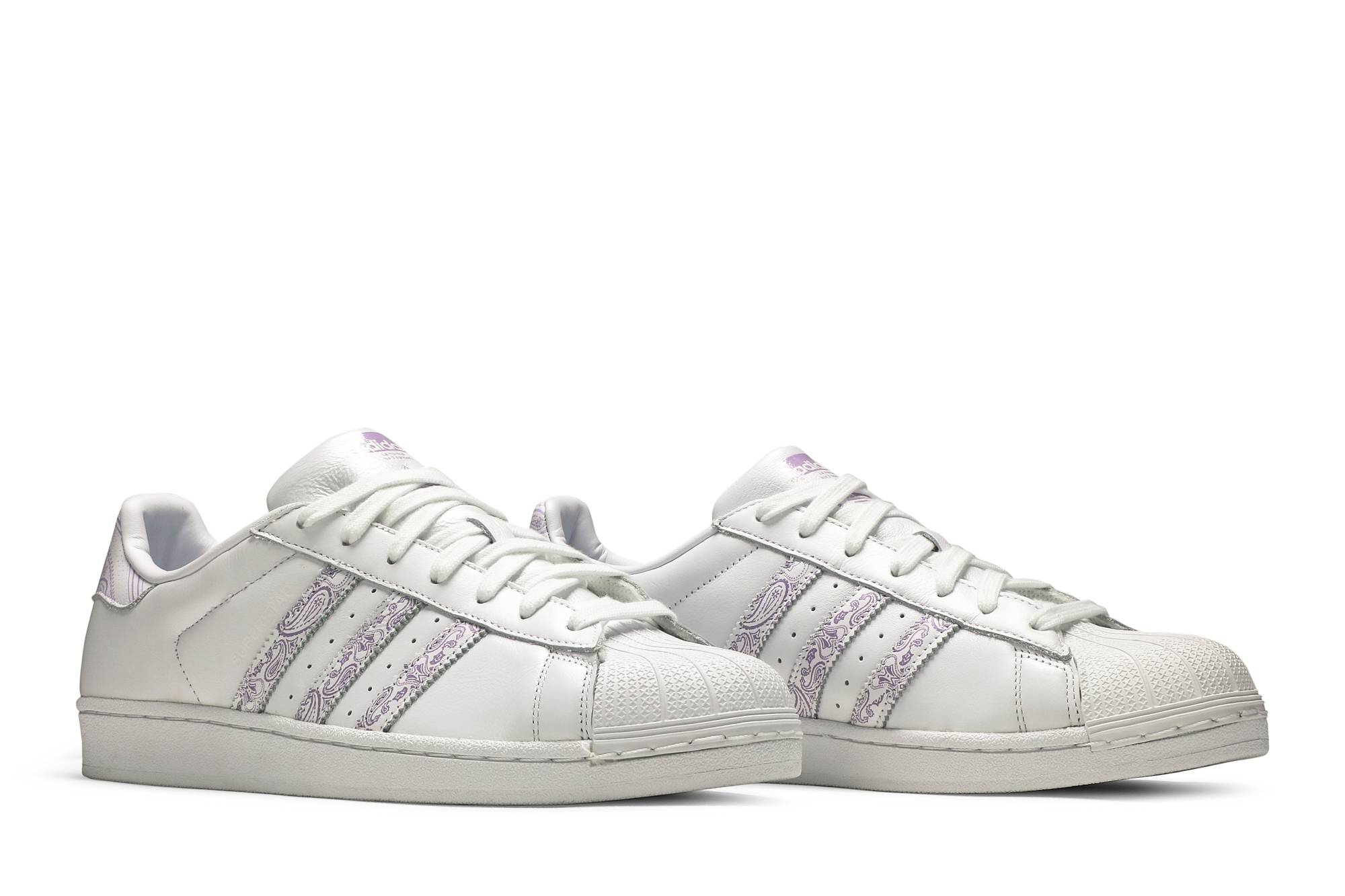 adidas Superstar 'Paisley - White Purple Glow' 圖 8