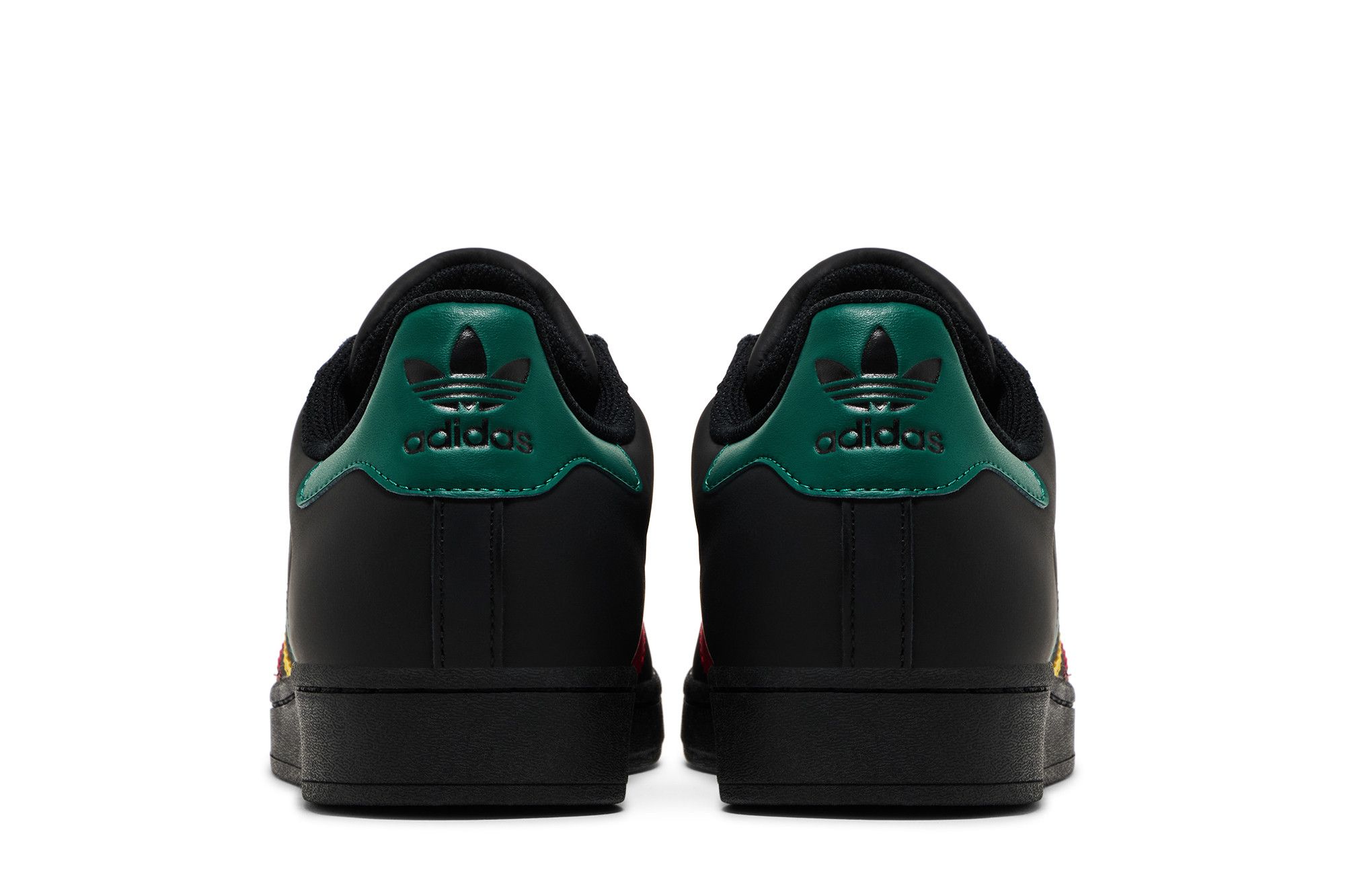 Details for adidas Superstar 'Rasta - Hitam' IH3121