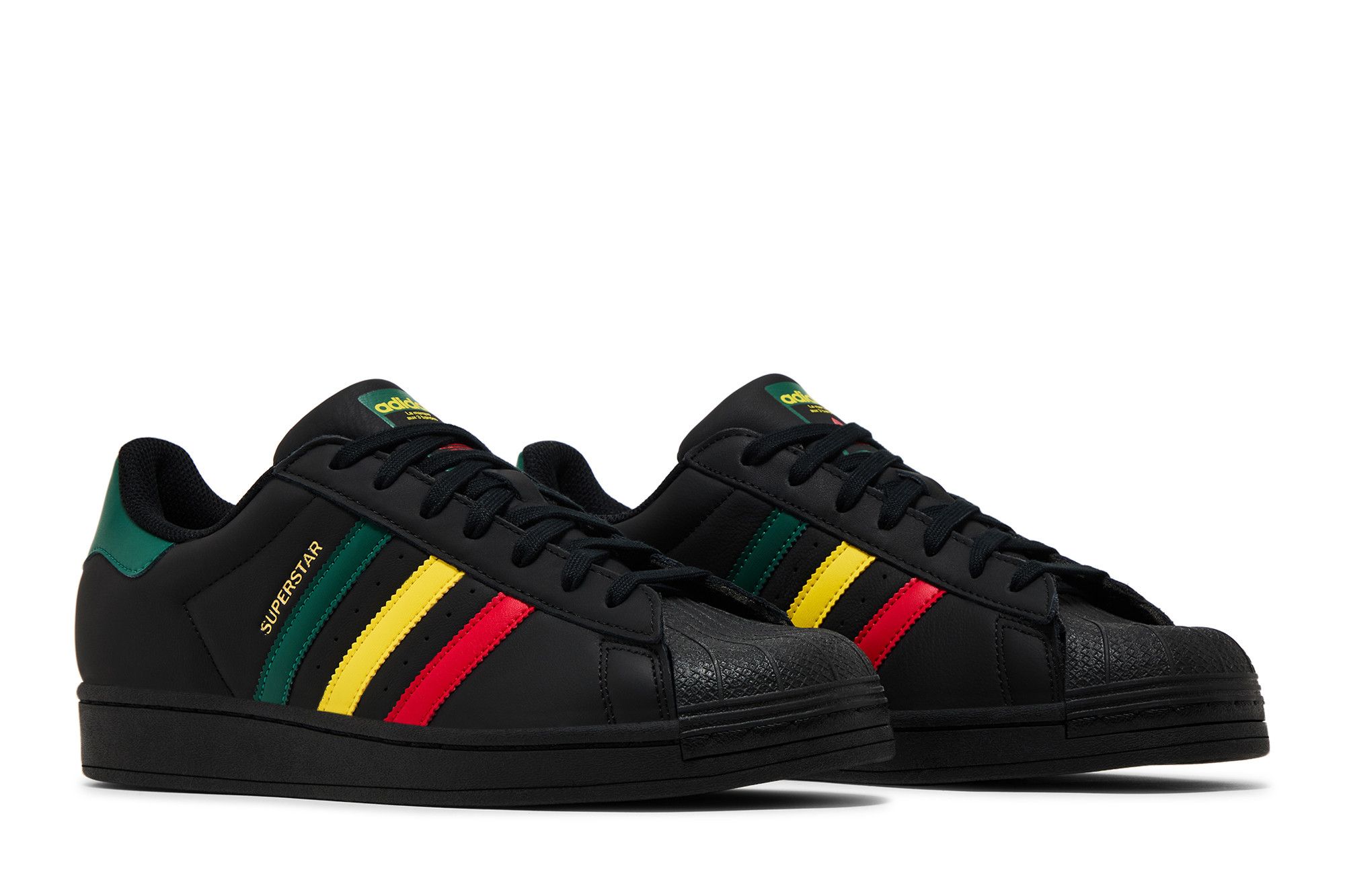Cheap adidas Superstar 'Rasta - Hitam' IH3121