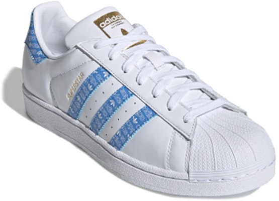 阿迪达斯Superstar '真实蓝色标志印花' EG2916 Lookbook 阿迪达斯Superstar '真实蓝色标志印花' EG2916