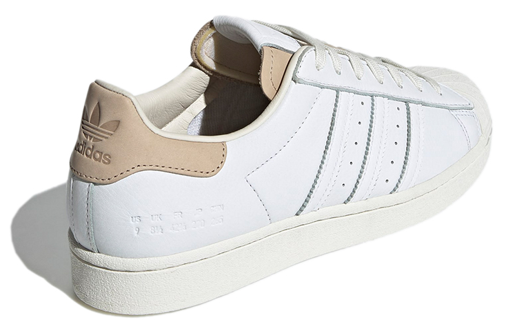 adidas Superstar 'Size Tag - Cloud White Brown' 圖 4