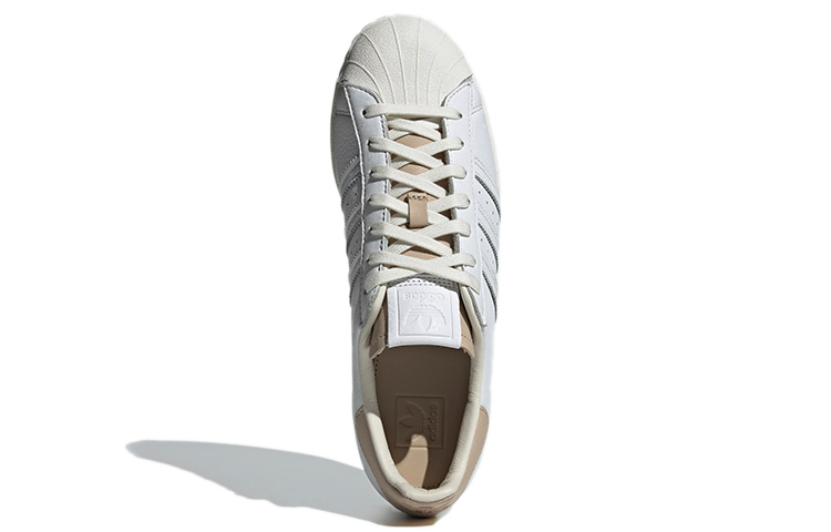 adidas Superstar 'Size Tag - Cloud White Brown' 圖 5