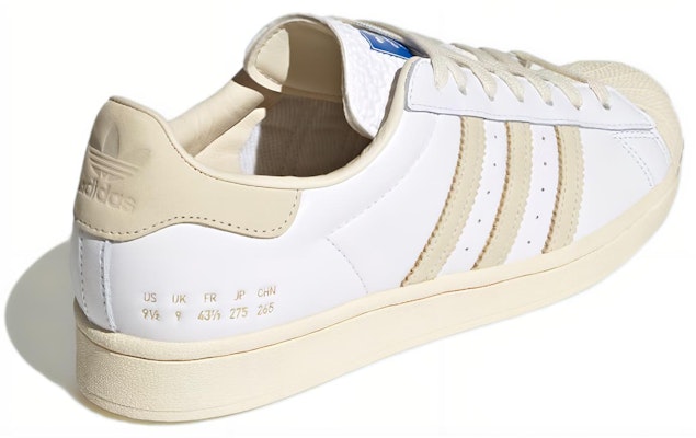 Buy adidas Superstar 'Size Tag Cream White' H05361 Novelship