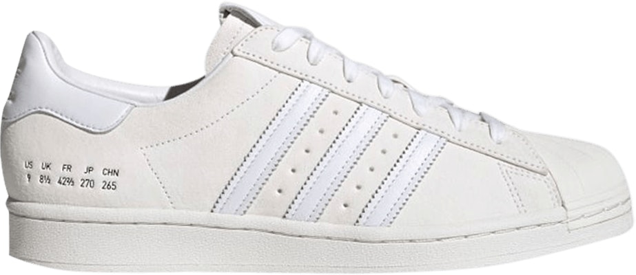 Adidas shoes size sales tag