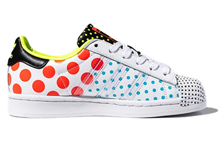 Order adidas originals Superstar 防滑耐磨 低筒 滑板鞋 男女同款 白紅藍