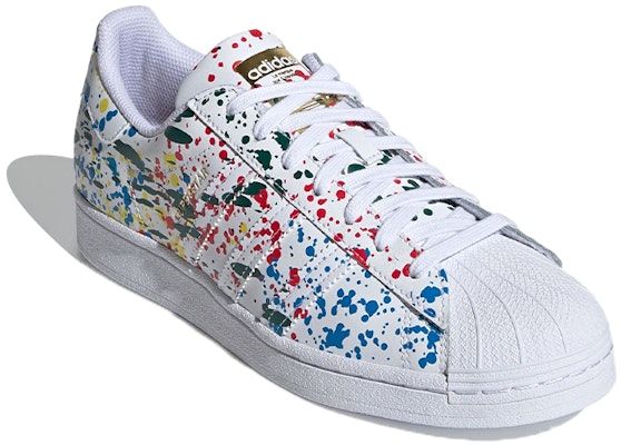 スーパースター 白 "スプラッシュ&ドリップ" FX5537 Lookbook スーパースター 白 "スプラッシュ&ドリップ" FX5537