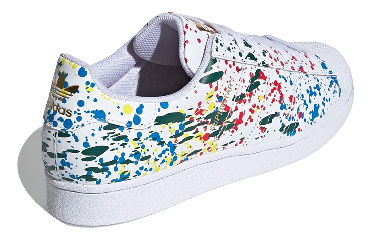 Shop スーパースター 白 "スプラッシュ&ドリップ" FX5537