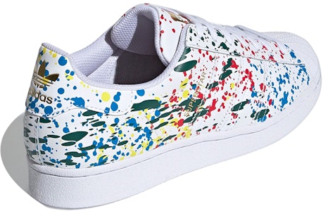 スーパースター 白 "スプラッシュ&ドリップ" FX5537 Shop スーパースター 白 "スプラッシュ&ドリップ" FX5537