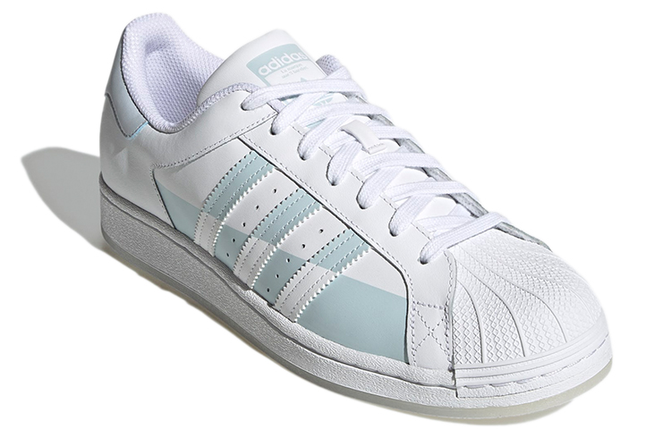 Order adidas Superstar 'Split - Putih Halo Biru' FX5533