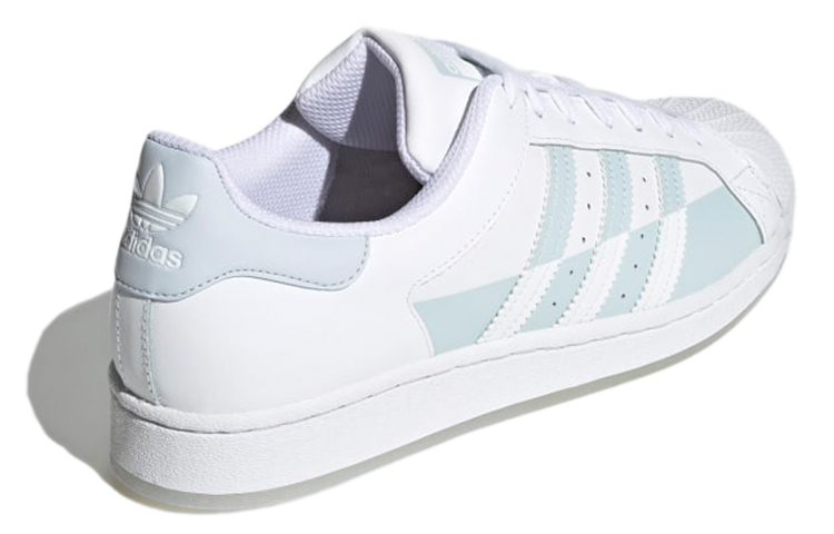 Lookbook adidas Superstar 'Split - Putih Halo Biru' FX5533