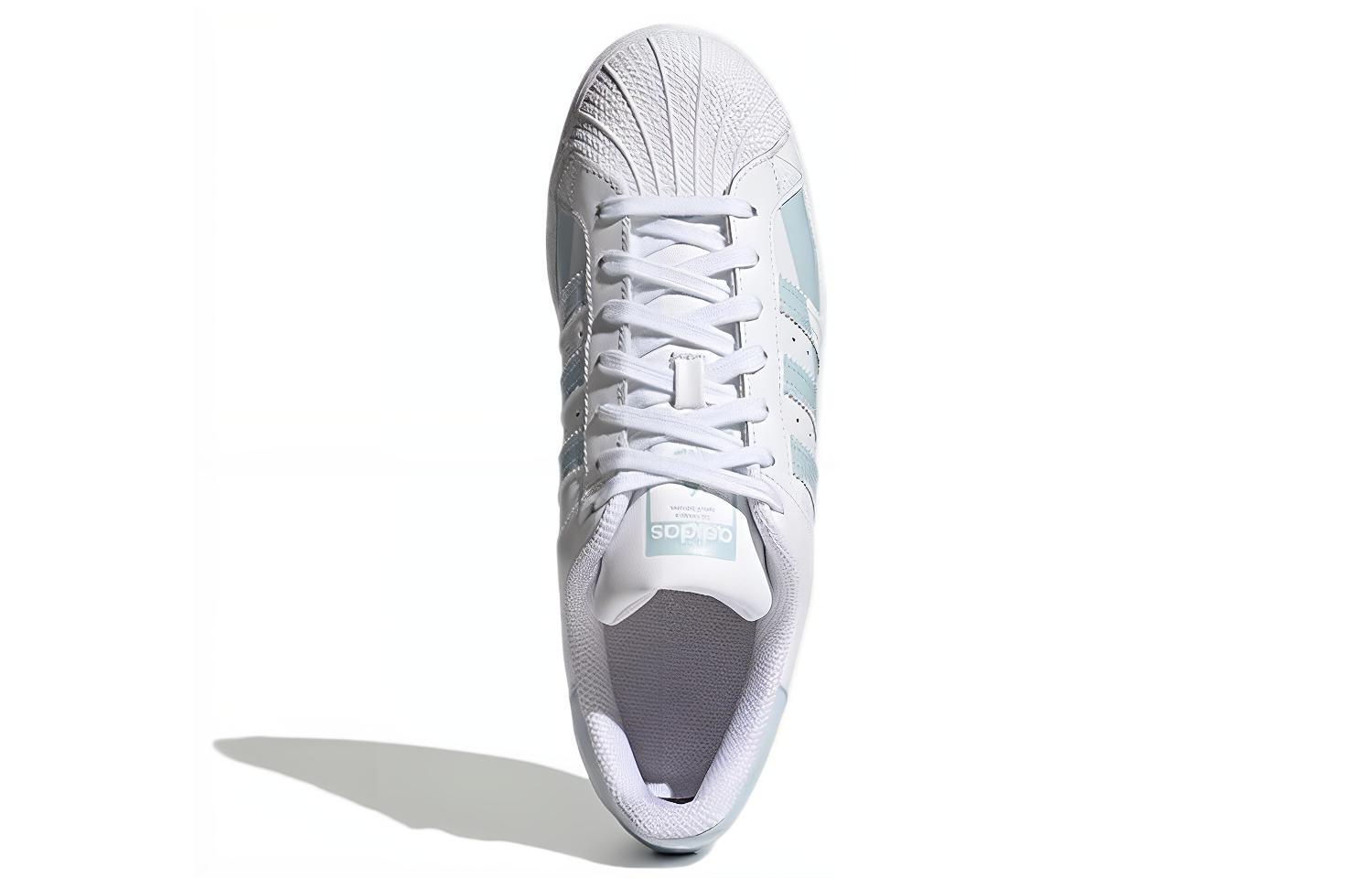 Shop adidas Superstar 'Split - Putih Halo Biru' FX5533