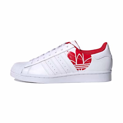 adidas Superstar 'Trefoil Print - Scarlet'