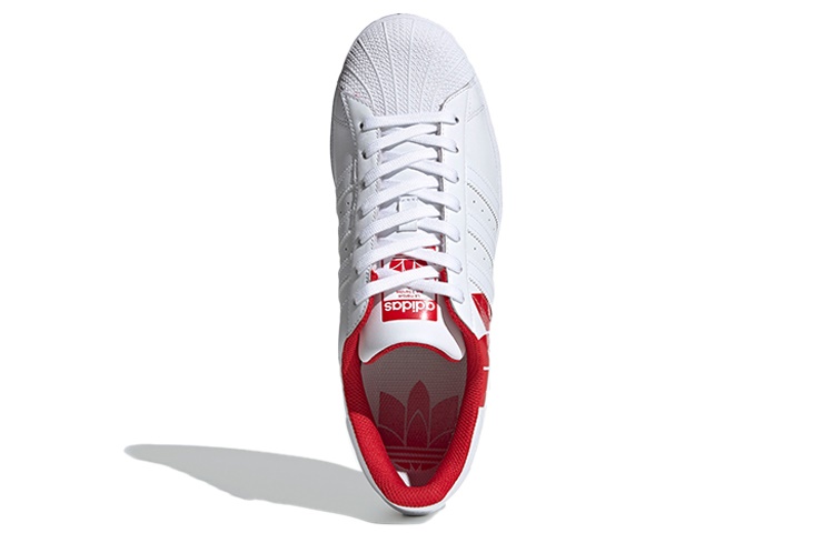 adidas Superstar 'Trefoil Print - Scarlet' 圖 5