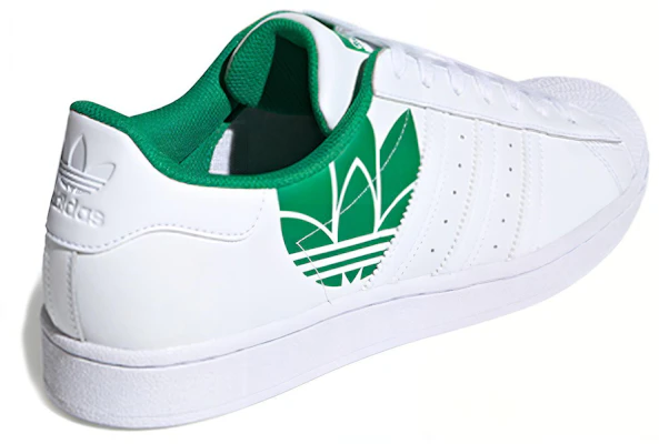 아디다스 슈퍼스타 '트레포일 프린트 - 화이트 그린' FY2827 Shop 아디다스 슈퍼스타 '트레포일 프린트 - 화이트 그린' FY2827
