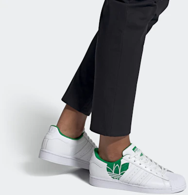 아디다스 슈퍼스타 '트레포일 프린트 - 화이트 그린' FY2827 Sizing 아디다스 슈퍼스타 '트레포일 프린트 - 화이트 그린' FY2827