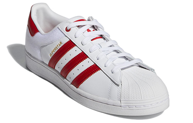 adidas Superstar 'Velcro Patches - White Scarlet' 圖 3