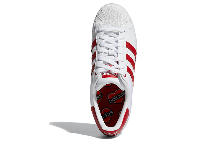 adidas Superstar 'Velcro Patches - White Scarlet' 圖 6