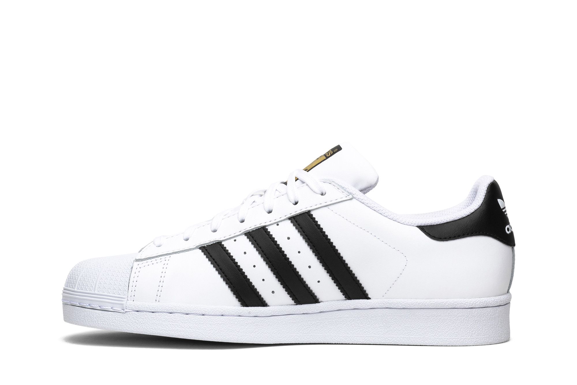 Shop adidas Superstar ''Blanc Noir'' C77124