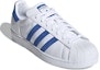 Lookbook アディダス スーパースター 白/青 EE4474