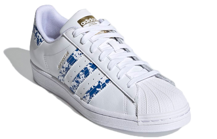 adidas Superstar 'White Blue Splatter' 圖 3