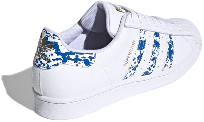 アディダス スーパースター "白青スプラッタ" (Adidas Superstar "Shiro Ao Supuratta") FY7713 Shop アディダス スーパースター "白青スプラッタ" (Adidas Superstar "Shiro Ao Supuratta") FY7713