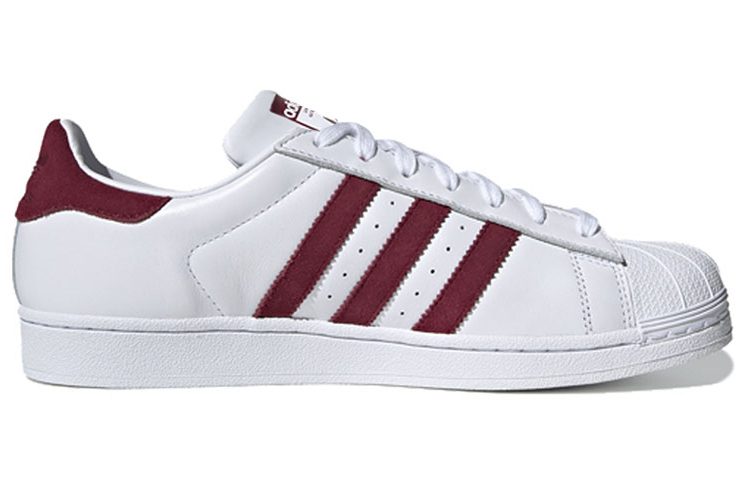 Order 阿迪达斯 三叶草白色大学酒红配色 运动鞋 EF9240