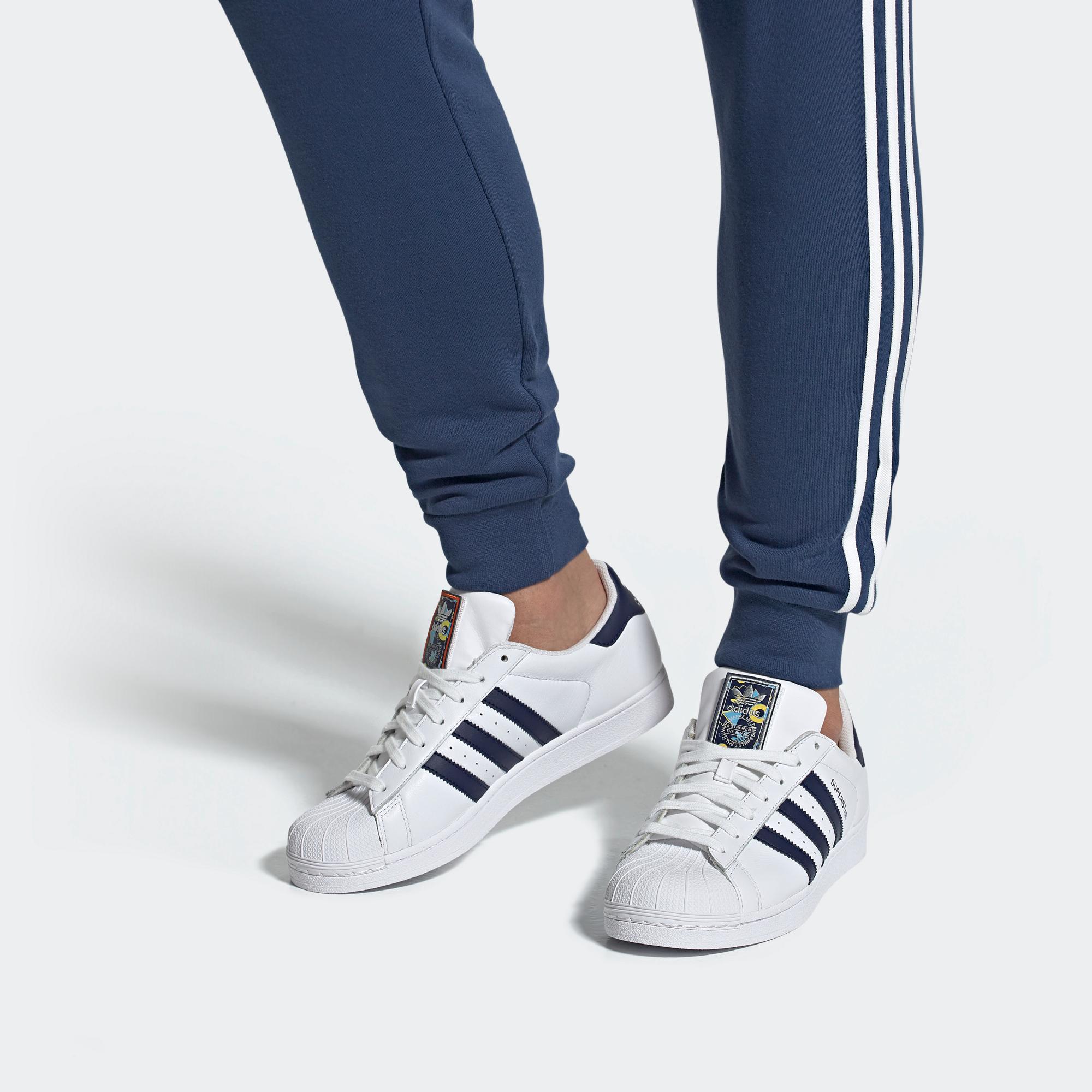 adidas Superstar 'White Collegiate Navy' 圖 7