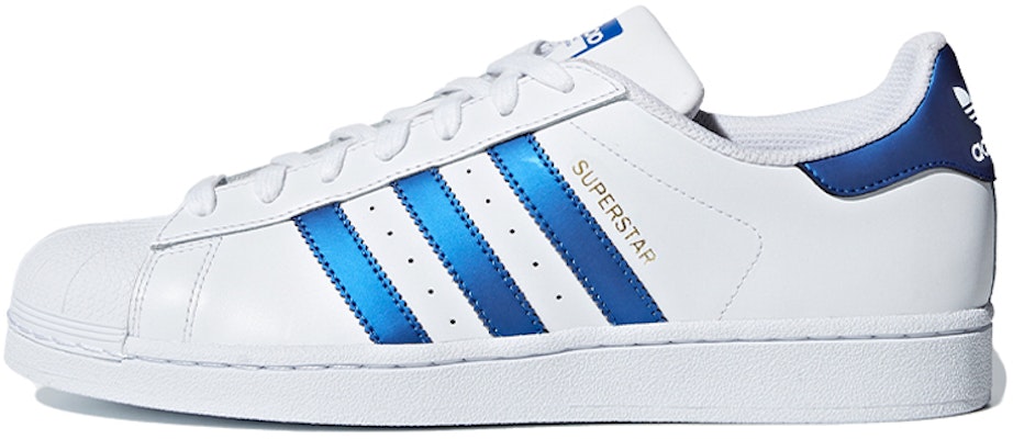 adidas originals Superstar 低幫 板鞋 男女同款 白藍色 Buy adidas originals Superstar 低幫 板鞋 男女同款 白藍色