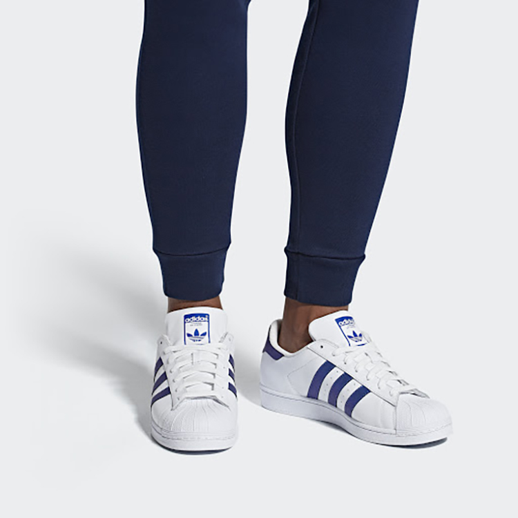 adidas Superstar 'White Core Navy' 圖 7