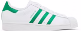 Buy adidas Superstar 'White Green' IE9047