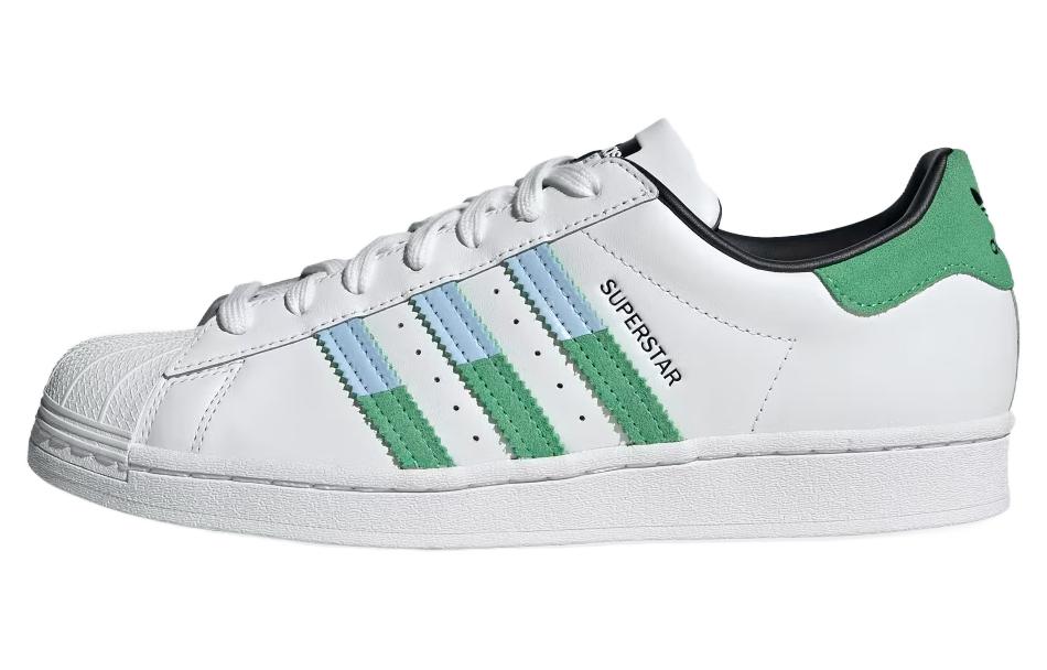 Buy adidas Superstar 'Putih Hijau Biru' HQ2168