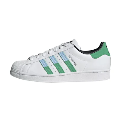 adidas Superstar 'White Green Blue'