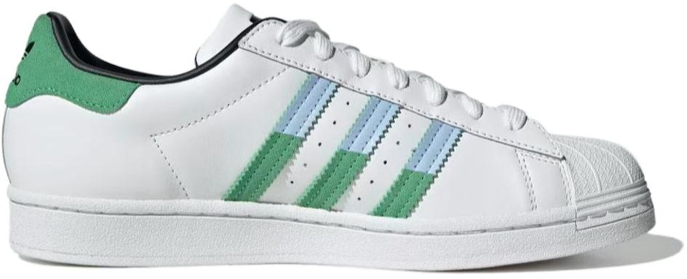 adidas Superstar 'Putih Hijau Biru' HQ2168 Order adidas Superstar 'Putih Hijau Biru' HQ2168