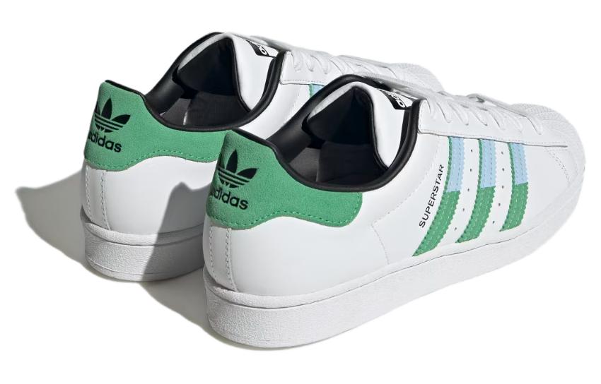 Lookbook adidas Superstar 'Putih Hijau Biru' HQ2168