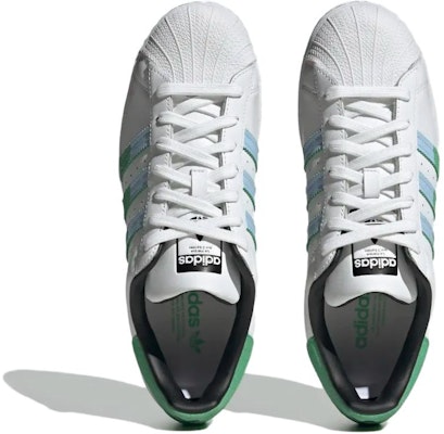 adidas Superstar 'Putih Hijau Biru' HQ2168 Shop adidas Superstar 'Putih Hijau Biru' HQ2168