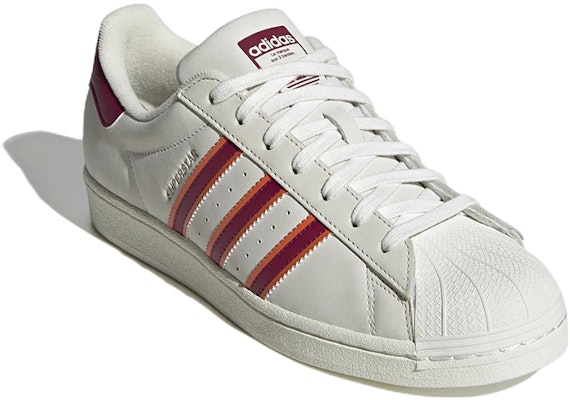 adidas Superstar 'White Legacy Burgundy' HQ8867 Lookbook adidas Superstar 'White Legacy Burgundy' HQ8867