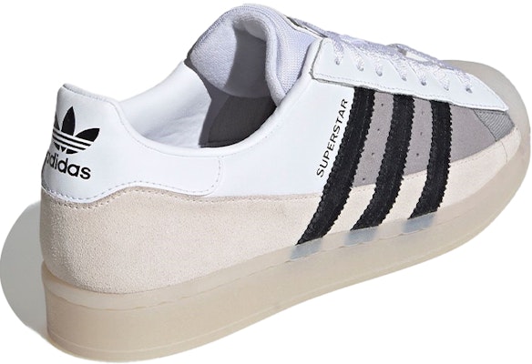 adidas Superstar 'White Light Charcoal' FX5565 Shop adidas Superstar 'White Light Charcoal' FX5565