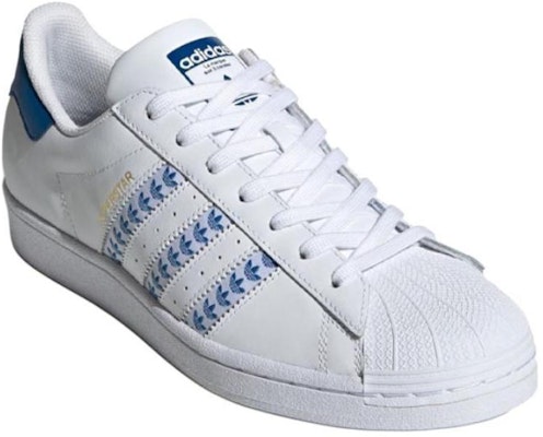 adidas Superstar 'White Lush Blue' FY3494 Lookbook adidas Superstar 'White Lush Blue' FY3494